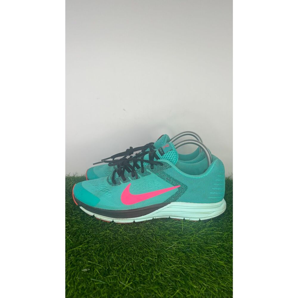 Nike Structure 17 Running Shoes Teal Pink Women’s US 9.5 Athletic Sneakers